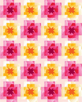 Meadow Star Quilt Kit in ECHO by Emily Van Hoff, Moda Fabrics - ELEGANTE VIRGULE CANADA