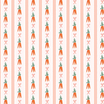 RIFLE PAPER CO, EASTER, Carrot Patch in Blush - ELEGANTE VIRGULE CANADA
