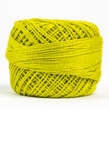 ALISON GLASS, Eleganza™ Perle Cotton 8wt, 2118 Sulfur - Wonderfil Specialty Thread, Elegante Virgule Canada