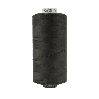 Fil de coton WONDERFIL Konfetti™ 50wt, KT201 Noir doux - Wonderfil Specialty Thread, Elegante Virgule Canada