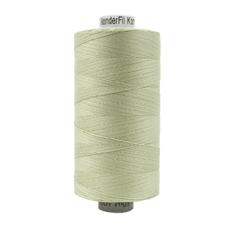 WONDERFIL Konfetti™ Cotton 50wt, KT700 Light Sage Green - Wonderfil Specialty Thread, Elegante Virgule Canada