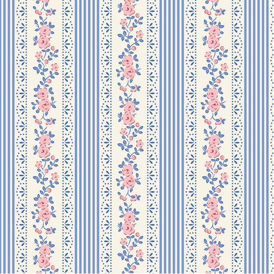 TILDA SOMETHING BLUE Blenders, Claramay Blue - by the half-meter