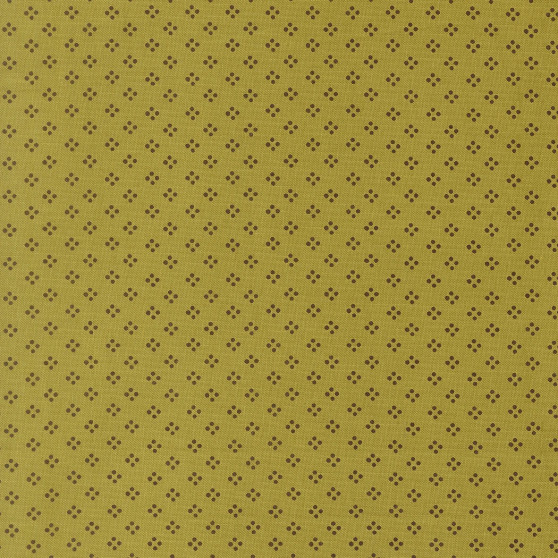 MODA SWEETWATER, BUG COLLECTOR, Dot Dot Dot in Leaf Green 55736-27, by the half-meter