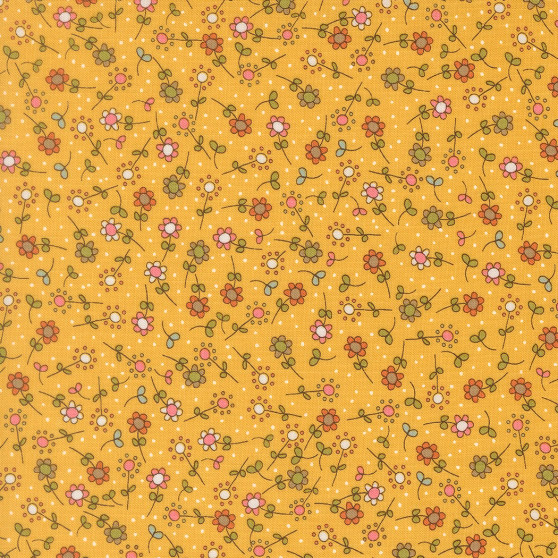 MODA SWEETWATER, BUG COLLECTOR, Meadow in Sunshine Yellow 55733-15, by the half-meter