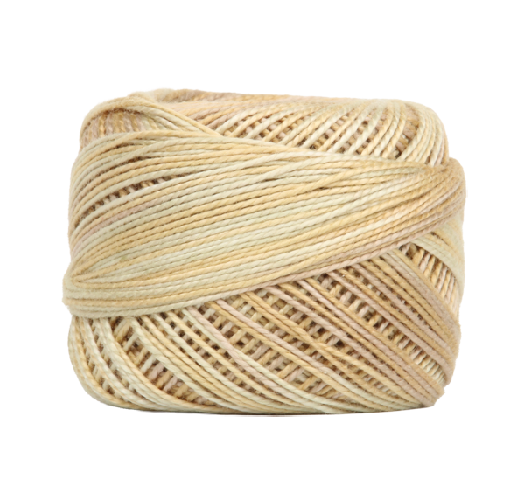 WONDERFIL Vicky McCarty, Eleganza™ Variegated 8wt, 2222 Sand