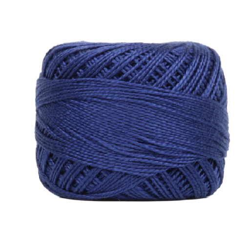 WONDERFIL Vicky McCarty, Eleganza™ Coton Perlé 8wt, 2167 Bleu Amiral