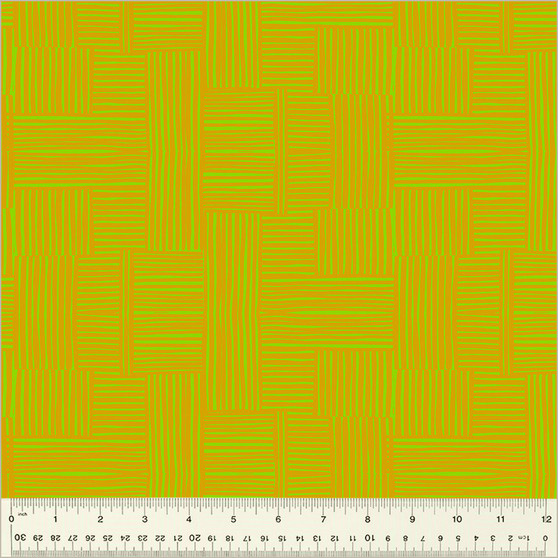 HEATHER ROSS, Ruby and Bee Blenders, Woven in Avocado / Turmeric - ELEGANTE VIRGULE CANADA