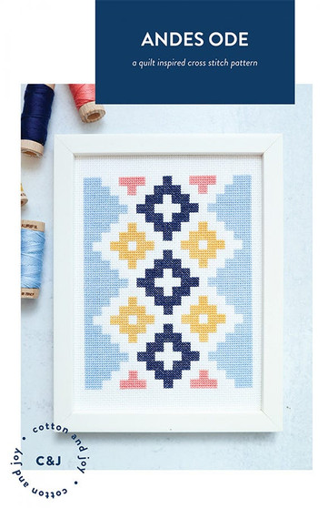 Cotton and Joy, ANDES ODE Cross stitch Pattern - ELEGANTE VIRGULE CANADA