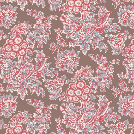 RILEY BLAKE DESIGNS, Jane Austen at Home, PENELOPE - by the half-meter -  ELEGANTE VIRGULE CANADA, Canadian Fabric Quilt Shop, Quilting Cotton