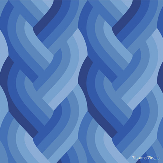 MODA, ECHO by Emily Van Hoff, Braid in Royal Blue - ELEGANTE VIRGULE CANADA, Moda Fabrics