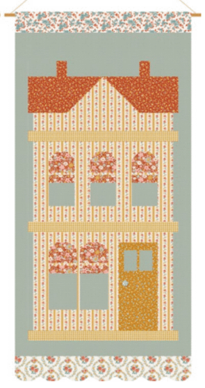 TILDA VILLAGE LIFE Wall Hanging KIT - Duck Egg  - Elegante Virgule Canada