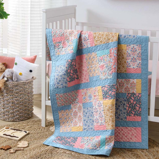 TILDA WINDY DAYS - Build Me Up Quilt Kit 52" x 60" (132 x 152cm) -  Elegante Virgule Canada - Canadian Fabric shop, Quilting Cotton