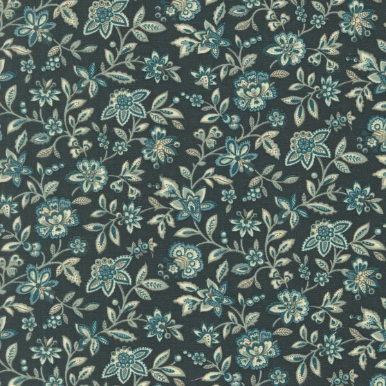MODA, FRENCH GENERAL - La Maison Bleue, Mouette Florals in Indigo 36165-15