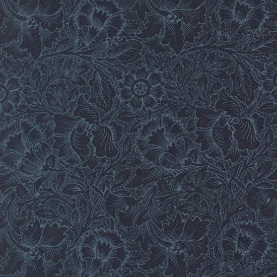 MODA, MORRIS MELODY in Twilight, Poppy Florals 13392-15