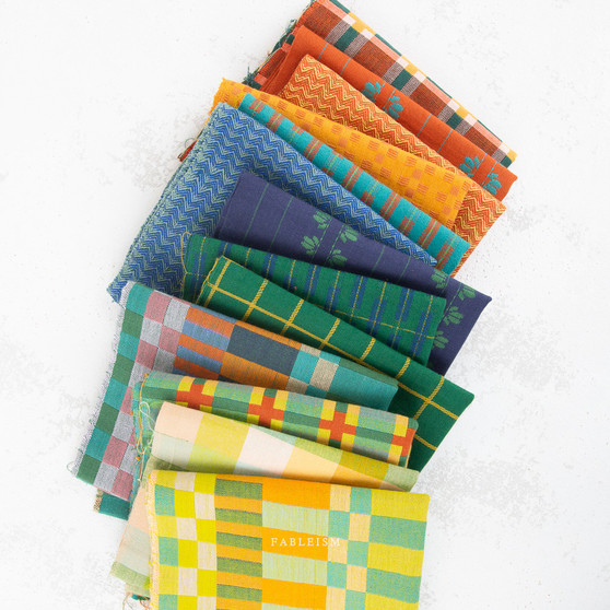 FABLEISM, Happy Camper, lot de 13 tissus FE (COLLECTION COMPLÈTE)