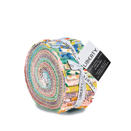 LIBERTY QUILTING, SUMMER LAKES, Fabric Roll 40 pcs 2.5 x 44 (6.5 x 112 cm) (ENTIRE COLLECTION)