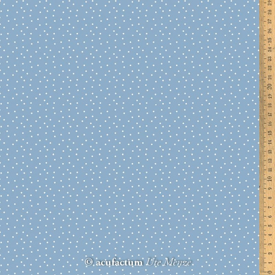 ACUFACTUM Basics, Polka Dots in Blue / Grey and White - ELEGANTE VIRGULE CANADA