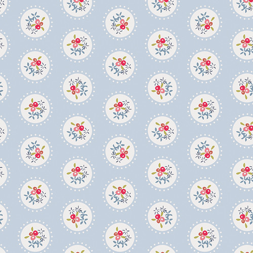 AGF ART GALLERY FABRICS - CHARLESTON Pavilion Teacup - by the half-meter, ELEGANTE VIRGULE, Canadian Fabric Shop