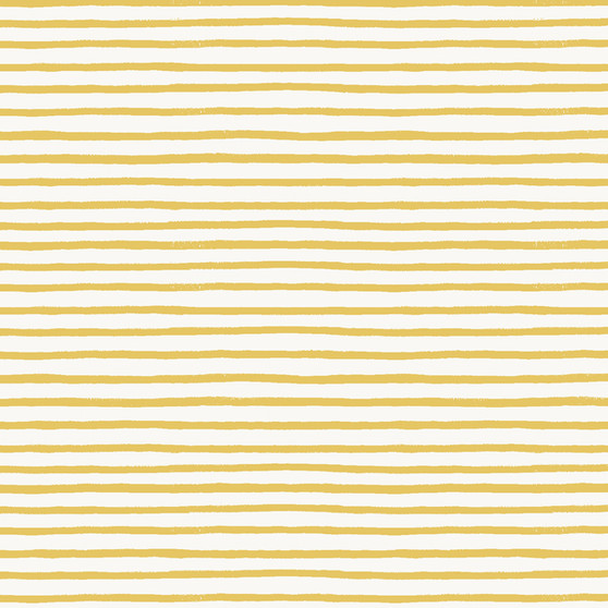 RIFLE PAPER CO, BON VOYAGE, Festive Stripe in Yellow - by the half-meter, Elegante Virgule Canada, Canadian Fabric Quilt Shop, Quilting Cotton