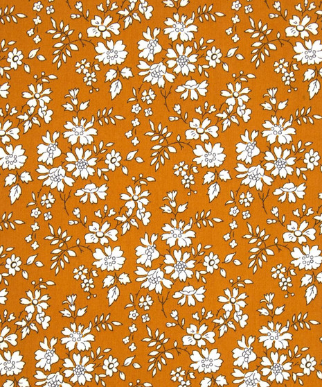 LIBERTY OF LONDON - CAPEL G Mustard 100% Cotton Tana Lawn, Per Half-Meter, CANADIAN SHOP. LIBERTY IN CANADA, Elegante Virgule