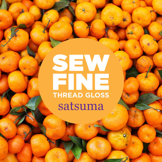 SEW FINE THREAD GLOSS, Satsuma - ELEGANTE VIRGULE CANADA, Canadian Gift, Fabric and Quilt Shop. Quilting Cotton, Quebec