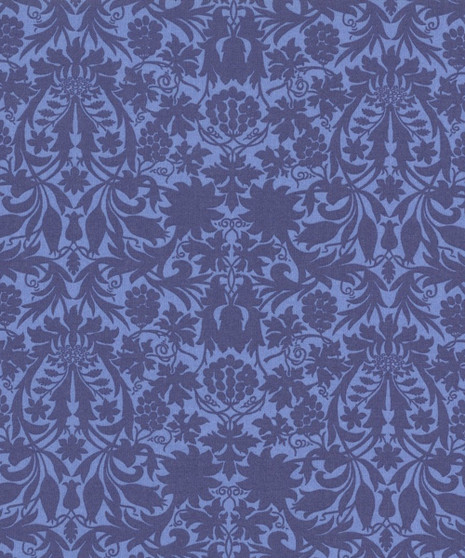 LIBERTY OF LONDON - MORTIMER SILHOUETTE A Navy 100% Cotton Tana Lawn, Per Half-Meter - Elegante Virgule Canada, Canadian Fabric Quilt Shop, Liberty Fabrics