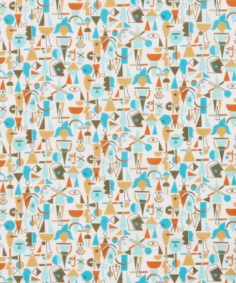 LIBERTY OF LONDON - BAUHAUS SHOWMEN B in Yellow, 100% Cotton Tana Lawn, Per Half-Meter, Elegante Virgule Canada, Canadian Fabric Quilt Shop, Liberty Fabrics in Canada, Liberty Fabrics in USA