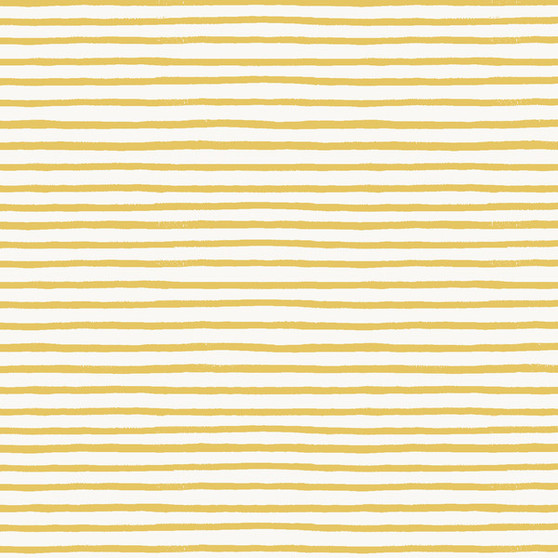 RIFLE PAPER CO, BON VOYAGE, Festive Stripe in Yellow - by the half-meter, Elegante Virgule Canada, Canadian Fabric Quilt Shop, Quilting Cotton