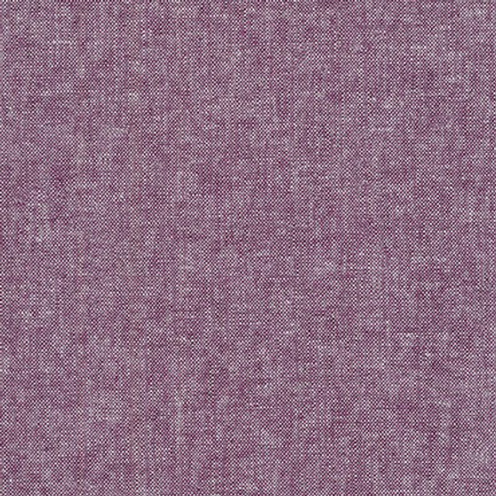 ROBERT KAUFMAN  Essex Yarn Dyed in EGGPLANT - 55% LINEN, 45% COTTON - by the half-meter, ELEGANTE VIRGULE CANADA, Canadian Fabric Quilt Shop