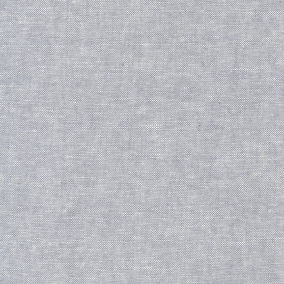 ROBERT KAUFMAN  Essex Yarn Dyed in STEEL - 55% LINEN, 45% COTTON - by the half-meter, ELEGANTE VIRGULE CANADA, Canadian Fabric Quilt Shop