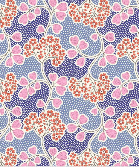 LIBERTY OF LONDON - Primula Point A Blue, 100% Cotton Tana Lawn -  ELEGANTE VIRGULE CANADA