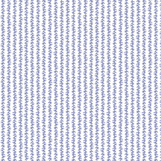 RIFLE PAPER CO, Strawberry Fields LAUREL STRIPE in Periwinkle,  ELEGANTE VIRGULE, CANADIAN FABRIC SHOP