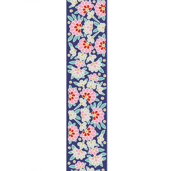 TILDA JACQUARD RIBBON, LazyDays Josephine 1.2 in (30 mm) - ELEGANTE VIRGULE CANADA