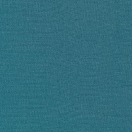 KONA Teal Blue - by the half-meter, ELEGANTE VIRGULE CANADA, Canadian Fabric Shop, Quilting cotton
