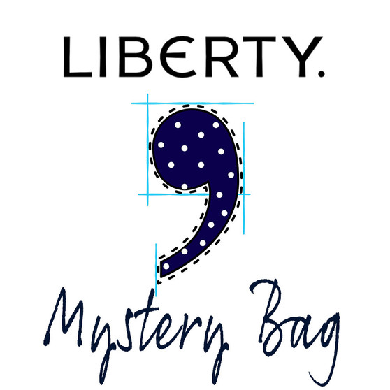 LIBERTY Fabrics Mystery Bag - COOL Colors 1 lbs / 450g - ELEGANTE VIRGULE CANADA