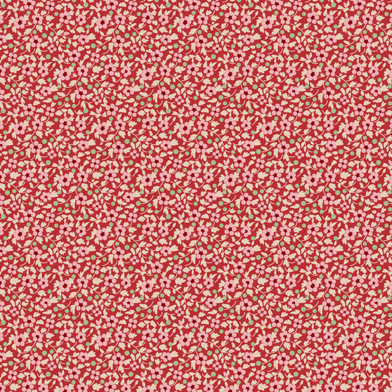 TILDA CREATING MEMORIES, Brie Red - Elegante Virgule Canada