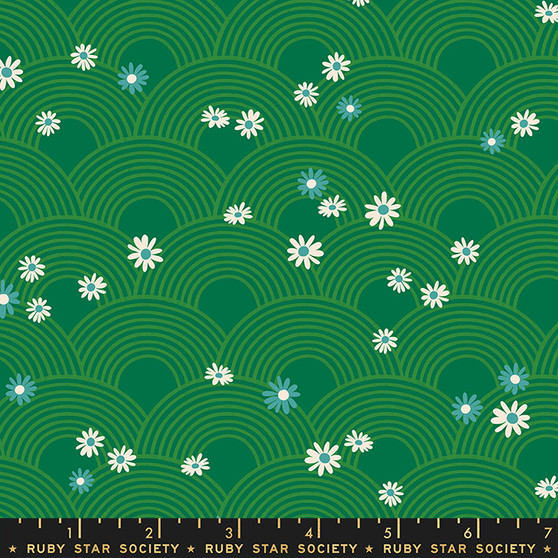 RUBY STAR SOCIETY, RISE AND SHINE by Melody Miller, Meadow in Evergreen - ELEGANTE VIRGULE CANADA