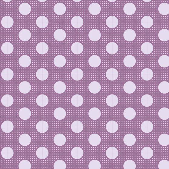 TILDA Medium Dots in Lilac, 100% Cotton. TILDA BASICS, Elegante Virgule Canada, Canadian Fabric Quilt Shop, Quilting Cotton