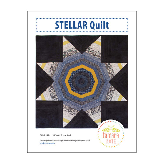 Tamara Kate STELLAR Quilt Paper Pattern - ELEGANTE VIRGULE CANADA