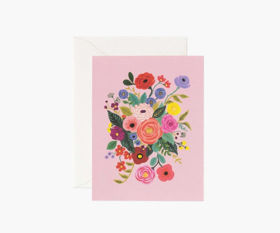 Garden Party Rose Card - RIFLE PAPER CO Card - ELEGANTE VIRGULE CANADA, Canadian Gift, Fabric and Quilt Shop.