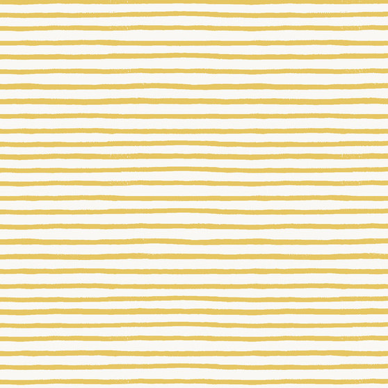 RIFLE PAPER CO, BON VOYAGE, Festive Stripe in Yellow - by the half-meter, Elegante Virgule Canada, Canadian Fabric Quilt Shop, Quilting Cotton