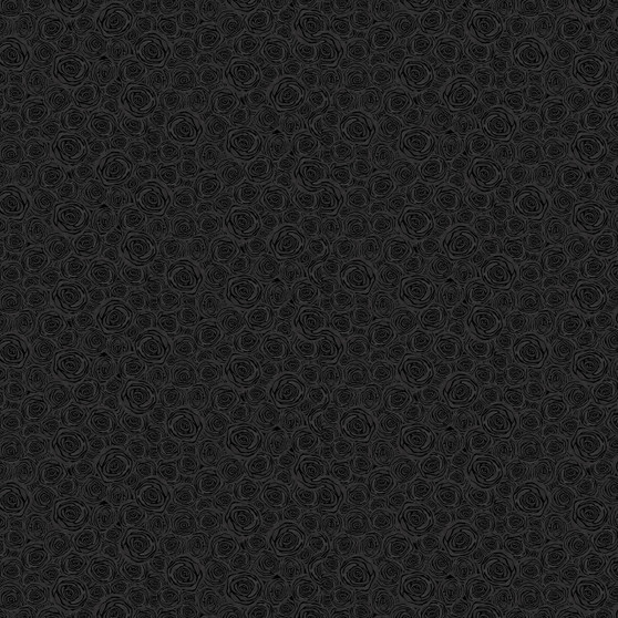 RJR Studio, PERENNIAL Earth Tones in Black Ink - ELEGANTE VIRGULE CANADA, RJR Fabrics