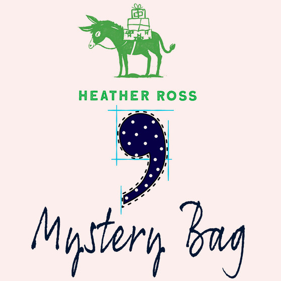 HEATHER ROSS Fabrics Mystery Bag - WARM Colors 1 lbs / 450g - ELEGANTE VIRGULE CANADA