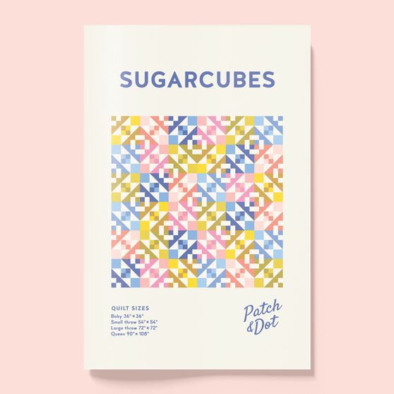 Patch and Dot, SUGARCUBES Quilt Paper Pattern - ELEGANTE VIRGULE CANADA