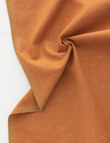 FABLEISM, Sprout Woven in Cider - Elegante Virgule Canada, Canadian Fabric Online Shop, Quilt Shop, Quilting Cotton