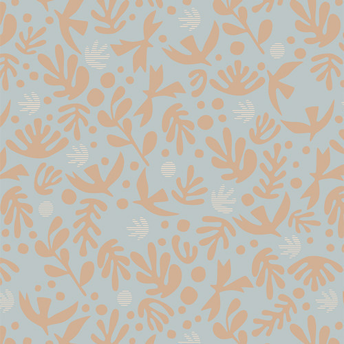 AGF DUVAL, Boho Birds Glacier - Elegante Virgule Canada