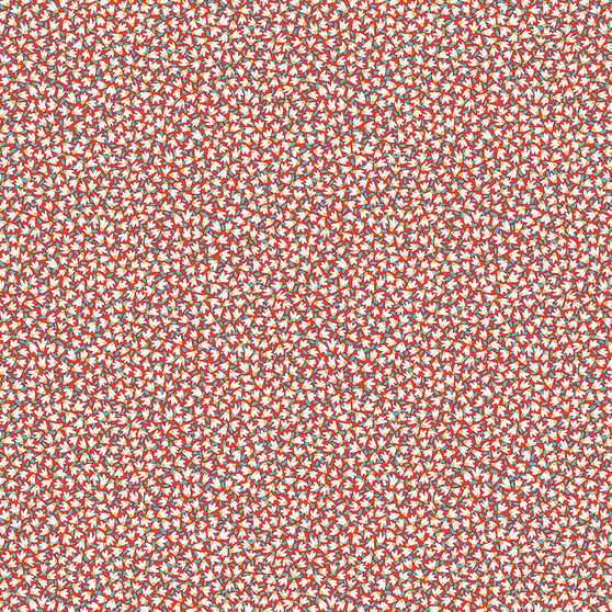 Liberty Quilting, TUDOR CELEBRATION, Tudor Tumble B in Red - Elegante Virgule Canada