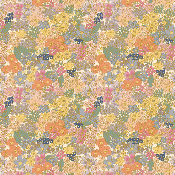 RIFLE PAPER CO, ENGLISH ROSE, Mimi in Blush metallic - ELEGANTE VIRGULE CANADA