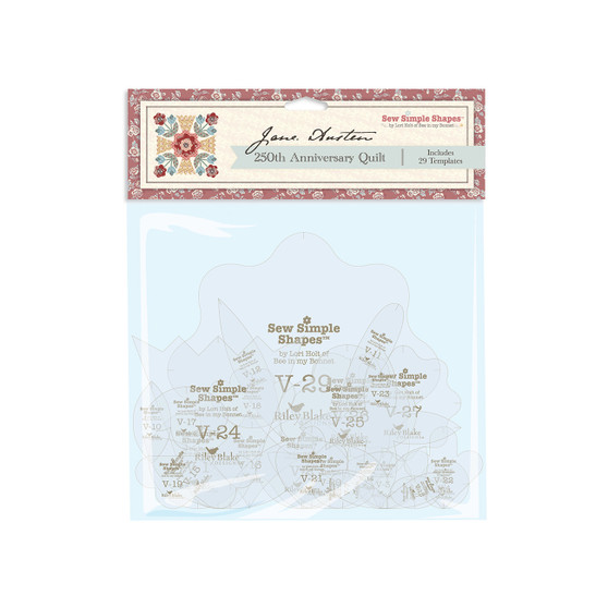 JANE AUSTEN 250th Anniversary Quilt Accessories, Sew Simple Shapes by Lori Holt (29 Templates) STT-42598 - ELEGANTE VIRGULE CANADA