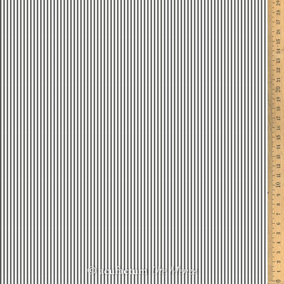 ACUFACTUM Basics, Rayures blanc anthracite - ELEGANTE VIRGULE CANADA, Tissus Acufactum